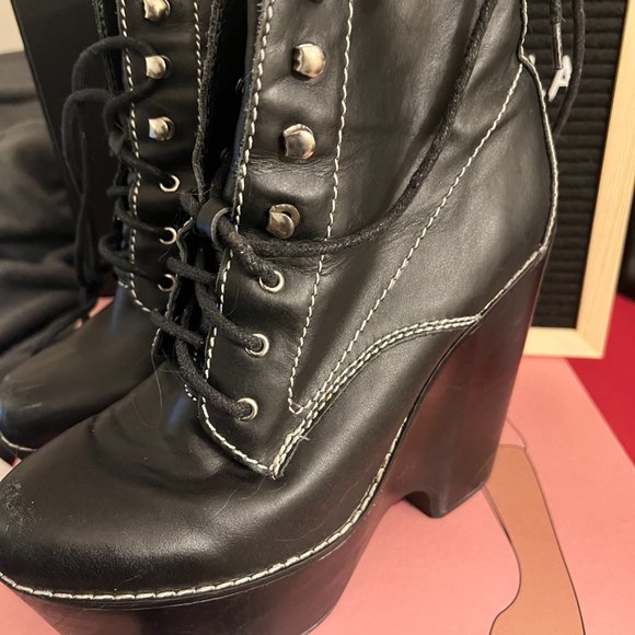 Jeffrey Campbell Tardy Platform Boots - Picture 7 of 10